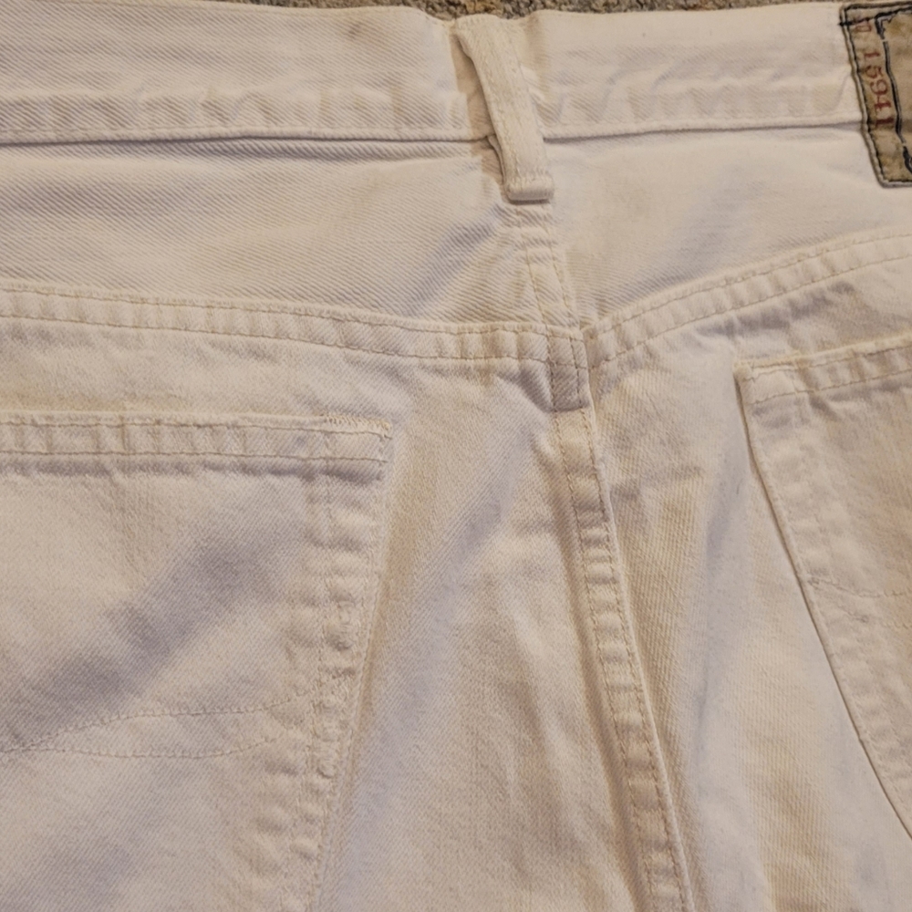 Polo Ralph lauren white Jeans size 35x30 - Picture 11 of 14